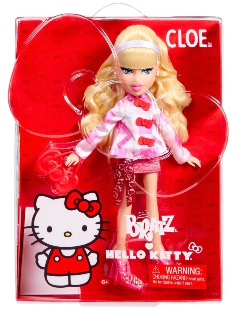 Hello Kitty Bratz Cloe Doll – Pink, Red, Blonde
